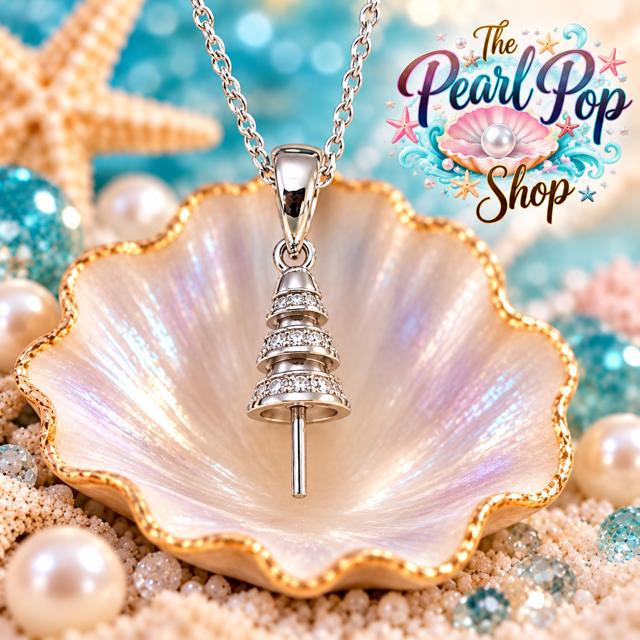 Mini Swirl Cone Pendant