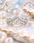 Whispering Elegance Pearl Ring Mount