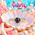 Midnight Sparkle Pearl Ring