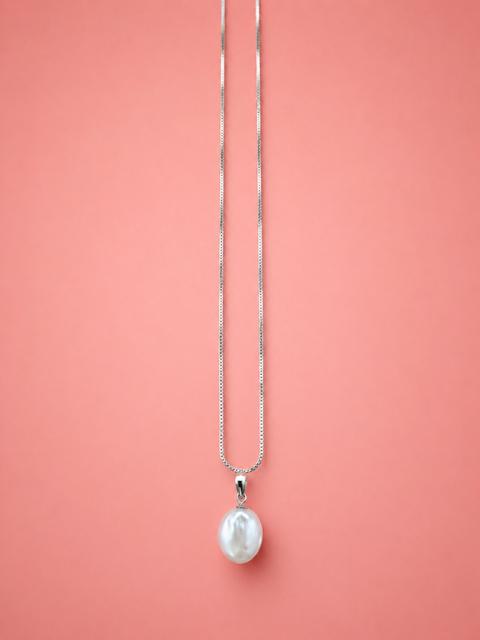 Freshwater Coin Pearl Pendant
