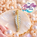 Golden Grace Feather Pendant/Mount