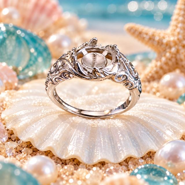 Enchanted Elegance Pearl Ring Mount