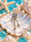 Two Pearls One Heart Pendant