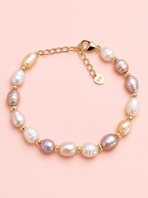 Pearl Bracelet Freshwater Multi Color