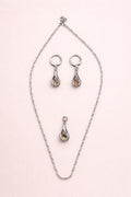 Water Drop Crystal Necklace and Earrings