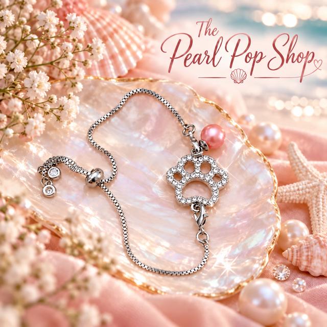 Pawfect Pearl Adjustable Bracelet