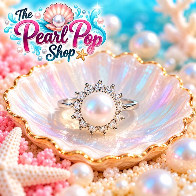 Radiant Halo Sparkle Ring