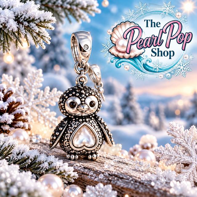 Winter Wishes Penguin Charm/Pendant