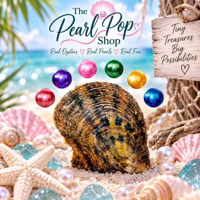1 Round Pearl Oyster- color