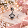 Winter's Enchanted Snowflake Pearl Charm/Pendant