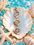 Tidal Treasure Triple Pearl Pendant