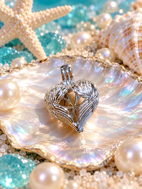 Angel's Embrace Pearl Cage