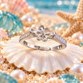 Delicate Sparkle Pearl Ring