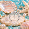 Starlight Pearl Cresent Pendant