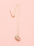 Rose Gold Seashell & Pearl Oyster Pendant