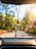 Car Charm for Mirror - Multi color Flower