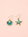 Shell and Starfish Earrings