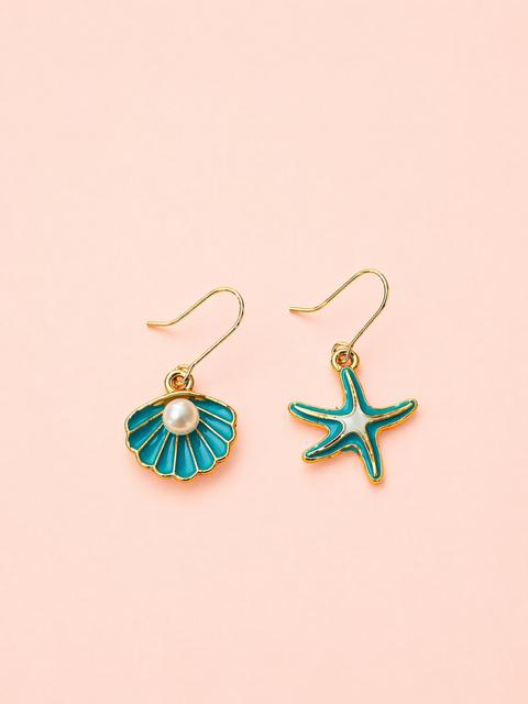 Shell and Starfish Earrings