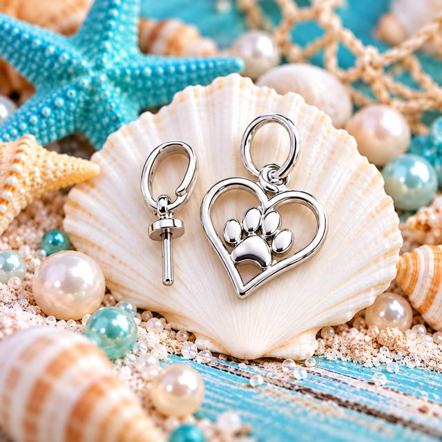 Forever Paw Pearl Charm