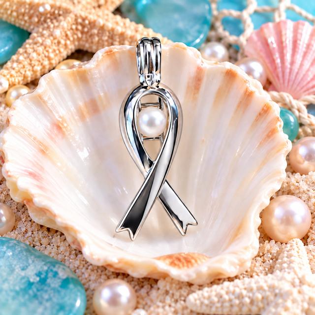 Hope & Strength Pearl Pendant