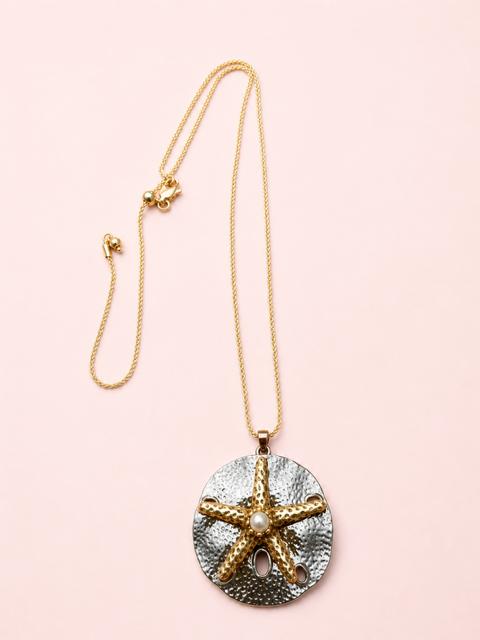 Starfish and Sand Dollar Necklace